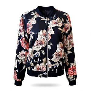 Sanctuary Anthropologie Floral Bomber Jacket Size Small